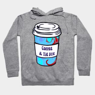 Tie Dye And Coffee Hoodie